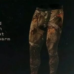 CAMOUFLAGE MENS REALTREE BASELAYER TIGHTS XL